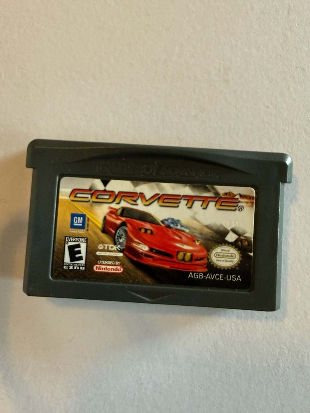 Nintendo Corvette Game Boy Advance GBA Cartridge Only